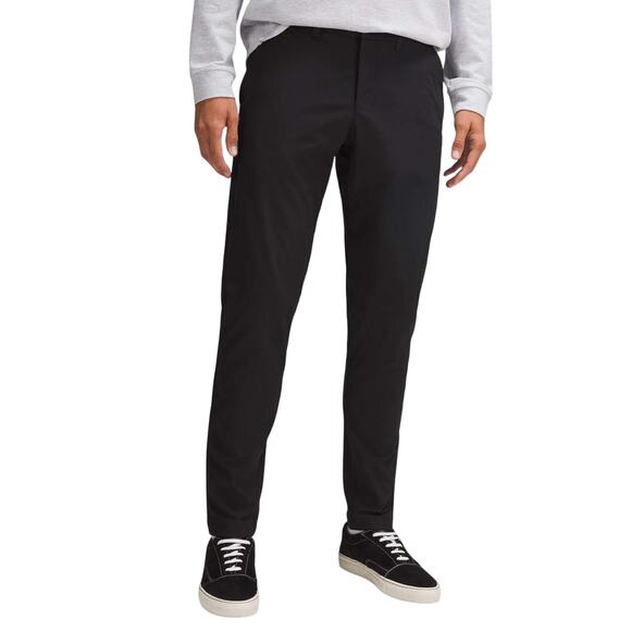 Lululemon ABC Slim-Fit Trouser Warpstreme Black Men's Size 31 x 28 EUC - Picture 1 of 12